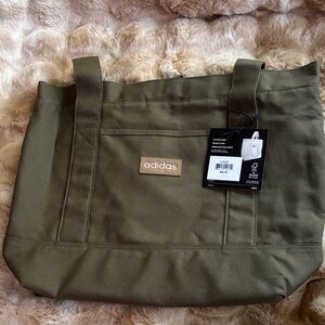 Adidas Khaki Green Tote Bag
